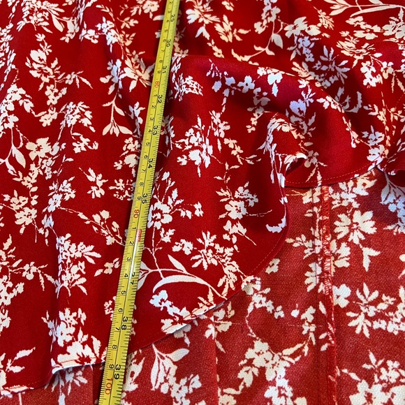 Medium Women’s Juniors Windsor On Vacay Floral Maxi Skirt Beach Boho Buttons - Picture 6 of 15